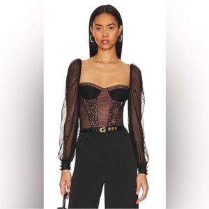 Cami NYC Black Lace Bodysuit